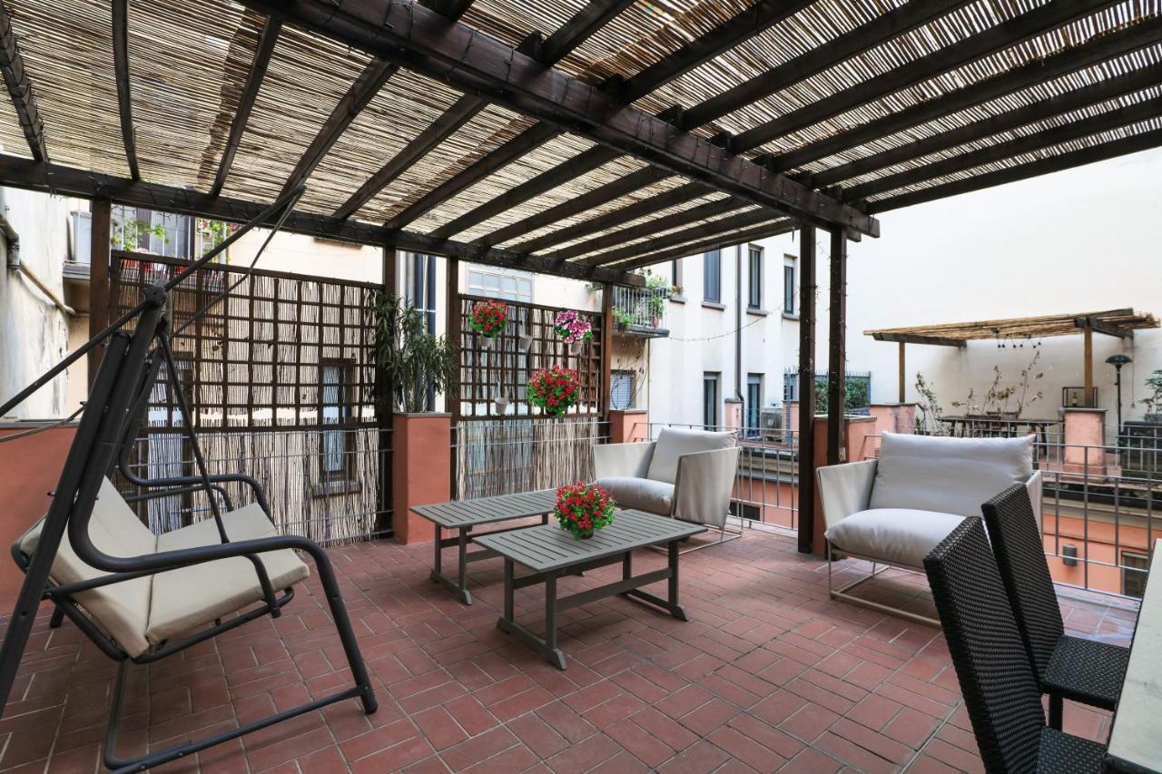 ミラノElegant Corso Venezia Terrace Aptアパートメント エクステリア 写真